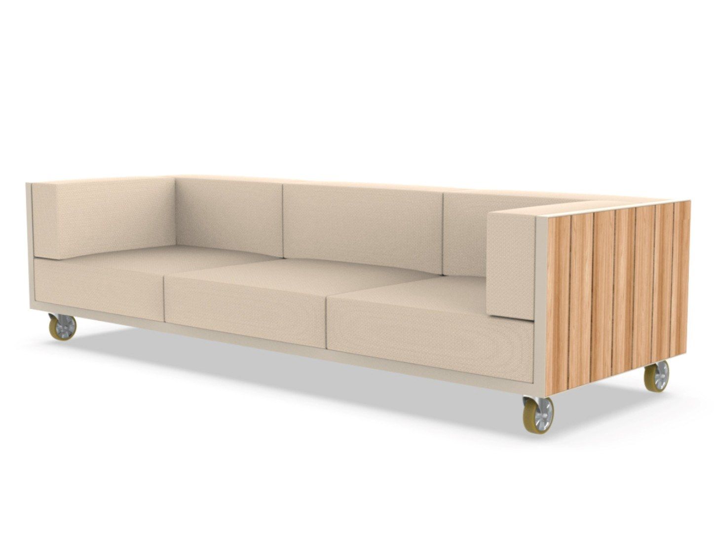 Алюминиевый и деревянный садовый диван Vondom виноградник ARCH-00118339 - Вид №4