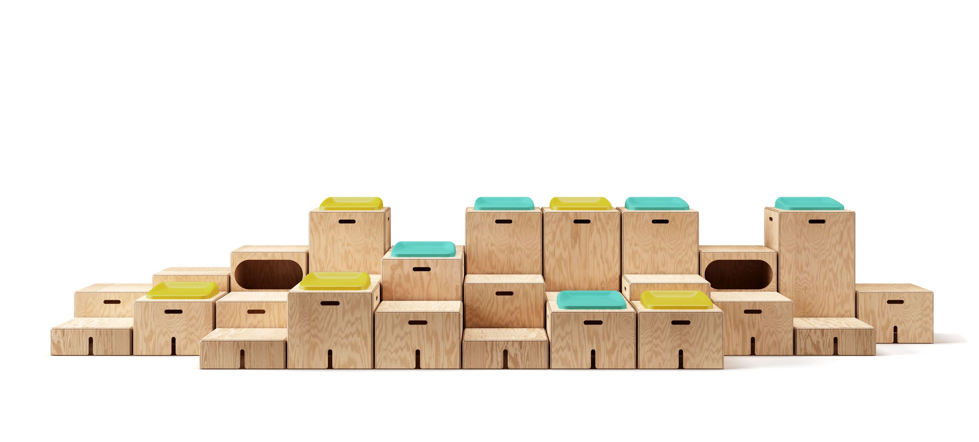 Модульный деревянный пуф KEIGIO® KEIGIO® 54X54 ARCH-00047346 - Вид №7