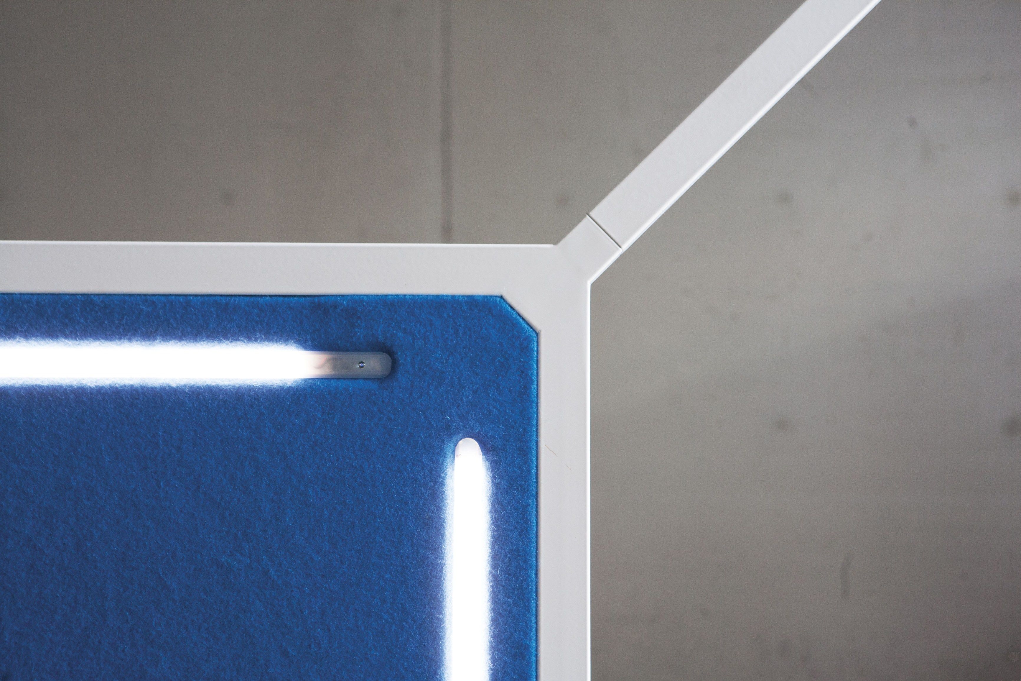 Множественный квадратный стол с звукопоглощающими перегородками FANTONI концентратор ARCH-00133681 - Вид №8