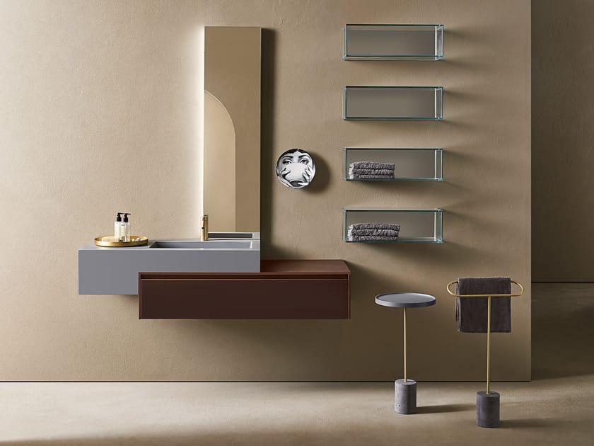 Одноместный подвесной умывальник со встроенным умывальником Pirovano Midi ARCH-00058505