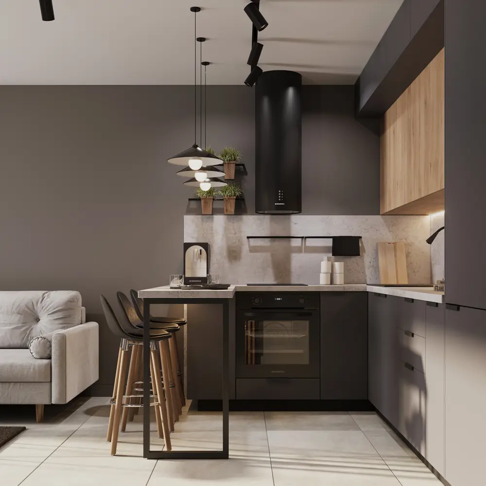 Фальшпанель для колонки София 214.1x58 см KONSENSA ДСП цвет серый София Грей STLM-2034259 - Вид №12