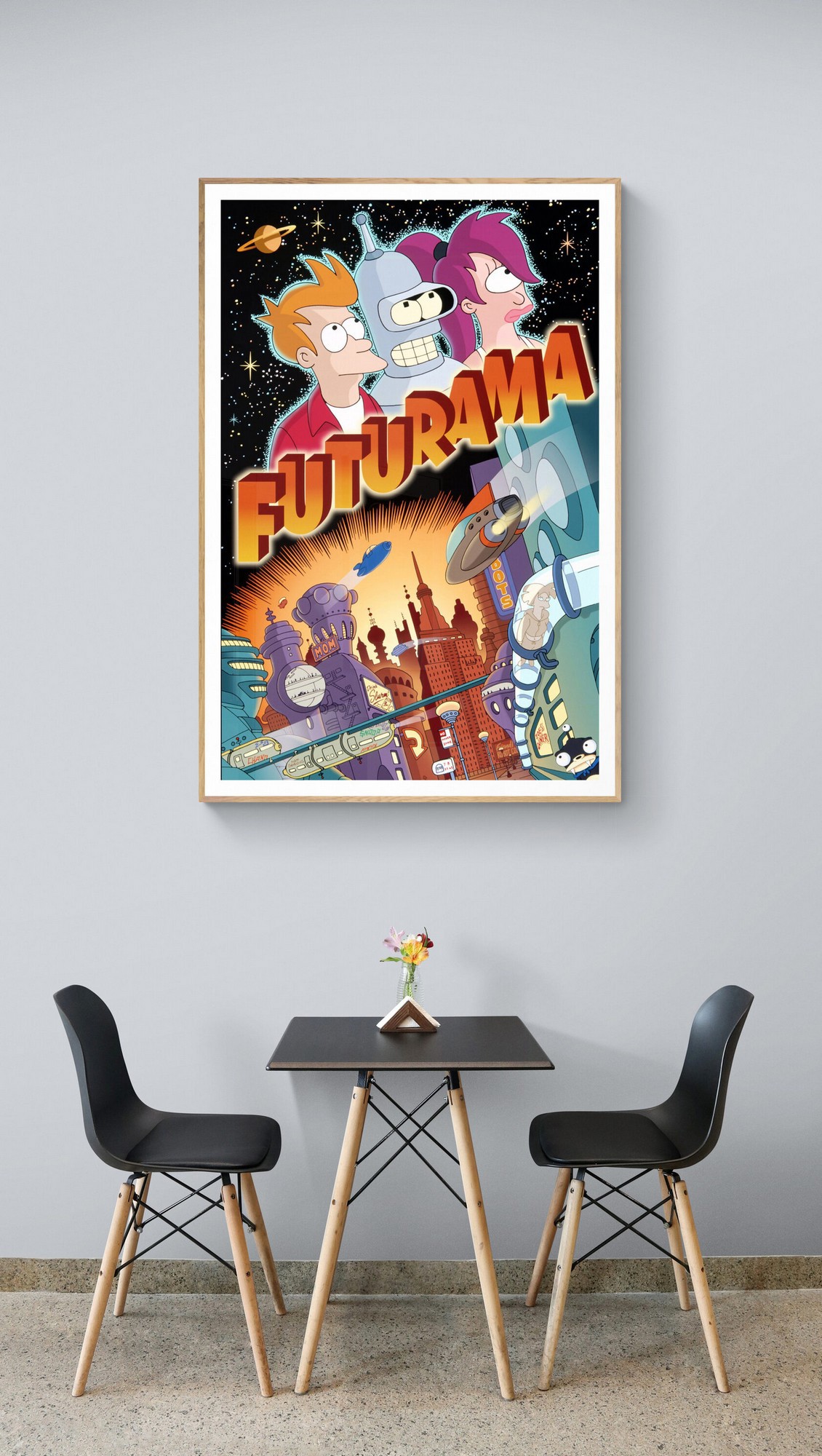 90011409 Плакат Просто Постер Futurama - Футурама 40x50 в подарочном тубусе STLM-0084789 ПРОСТОПОСТЕР