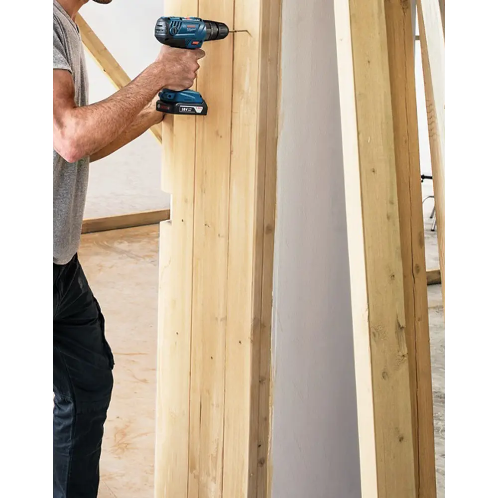 Дрель-шуруповерт аккумуляторная ударная Bosch GSB 180 Li 06019F8323, 18 В Li-Ion 2x2 Ач BOSCH PROFESSIONAL STLM-2070452 - Вид №11