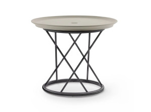 Круглый стол для сада с порошковым покрытием