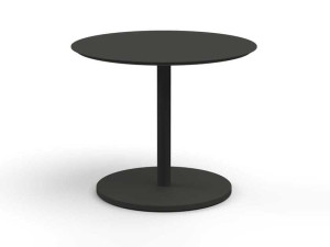 Низкий круглый садовый столик