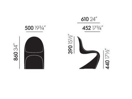 Стул из полипропилена In Stock Vitra ARCH-00053178 - Вид №9