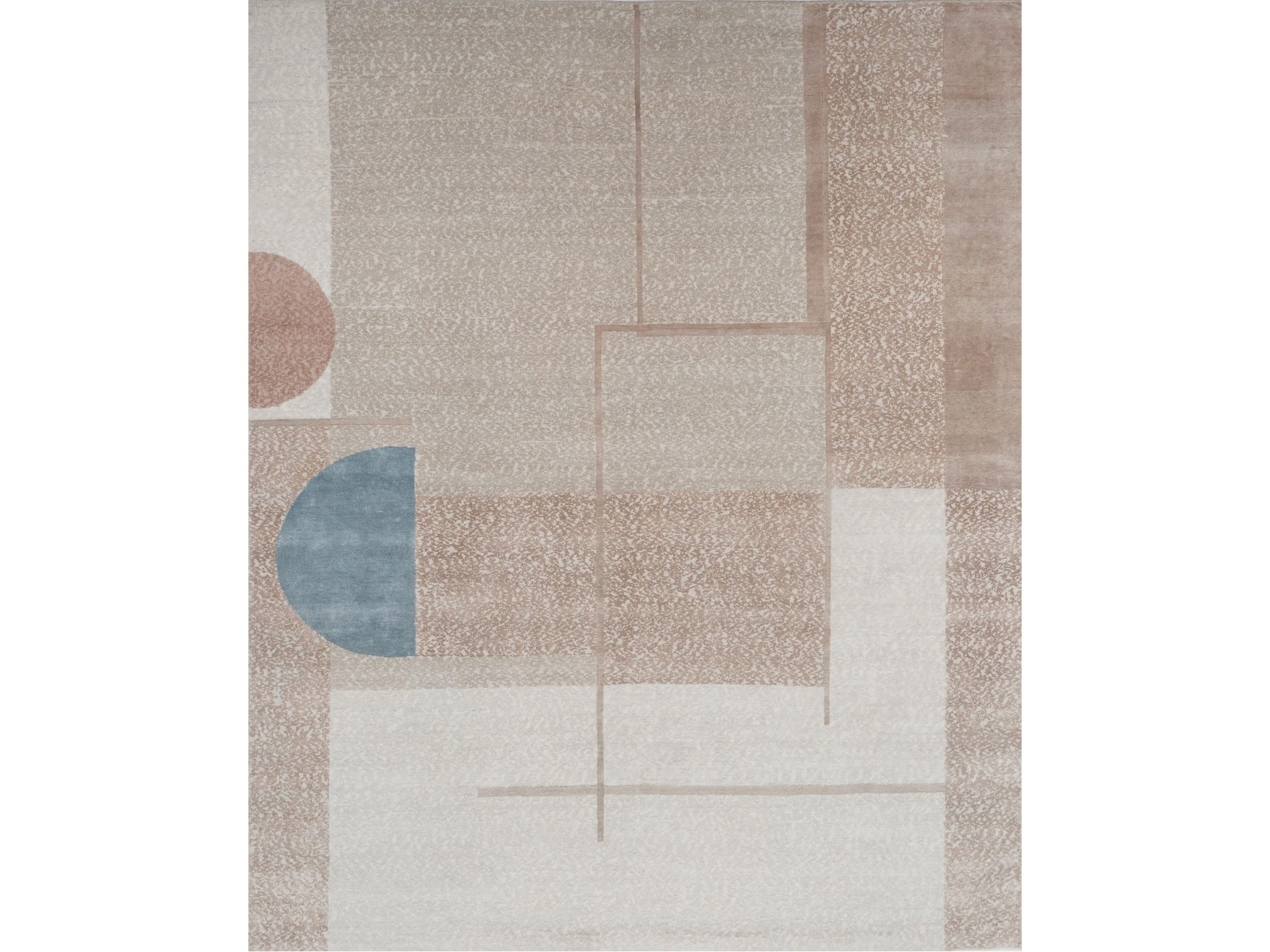 Бамбуковый Шелковый прямоугольный ковер ручной работы Jaipur Rugs Unfold ARCH-00086335 - Вид №1