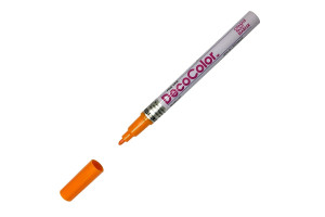 16191292 Лаковый маркер с круглым наконечником 1-2мм оранжевый ORANGE MAR200/7 MARVY UCHIDA