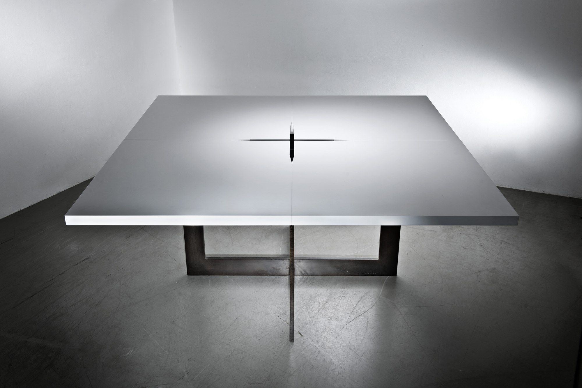 Стальной и деревянный стол Steininger PLUS ARCH-00087489 - Вид №2