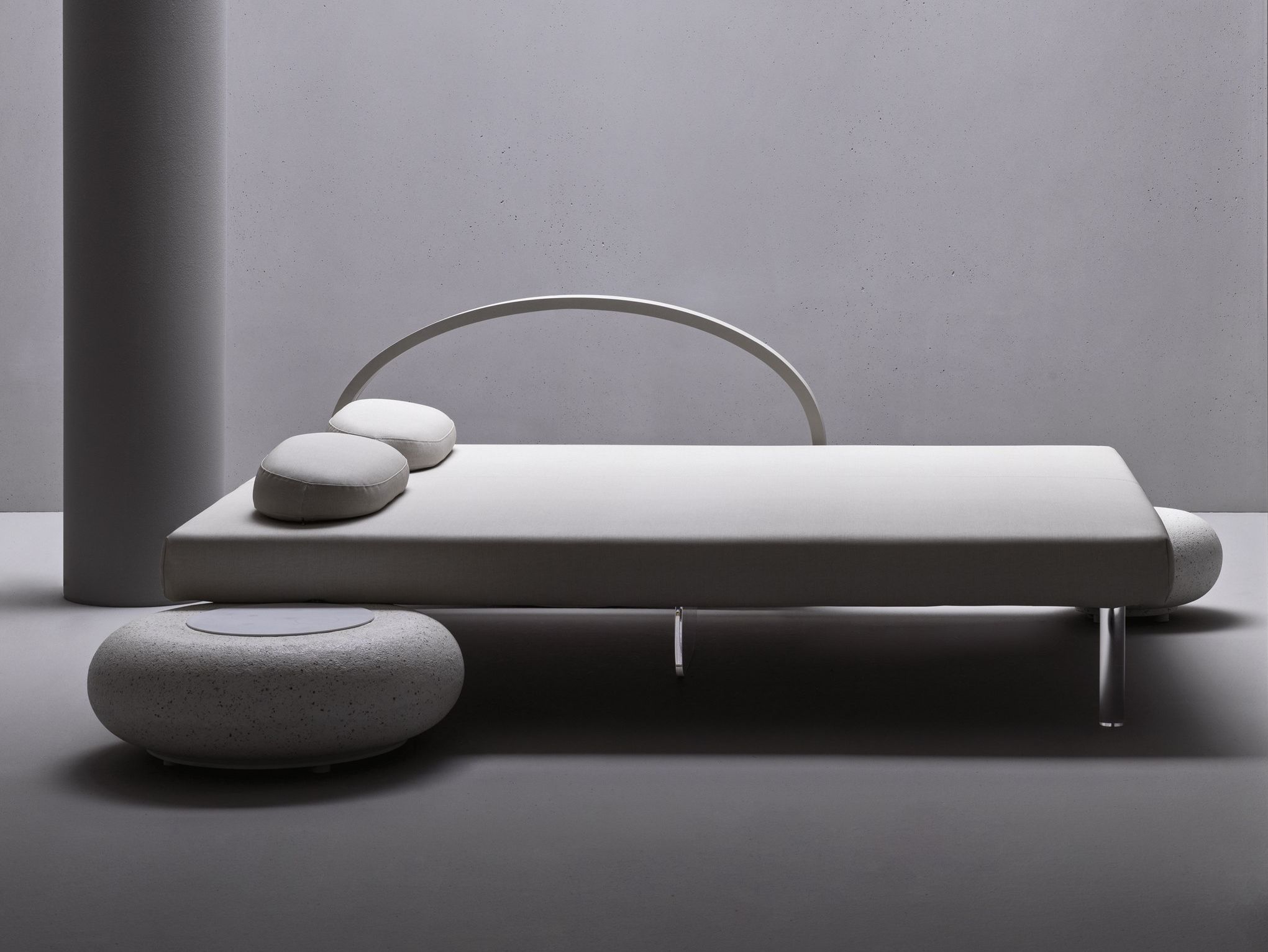 Фиксированная тканевая кровать с хромотерапией Varaschin WELLNESS THERAPY ARCH-00146778 - Вид №1