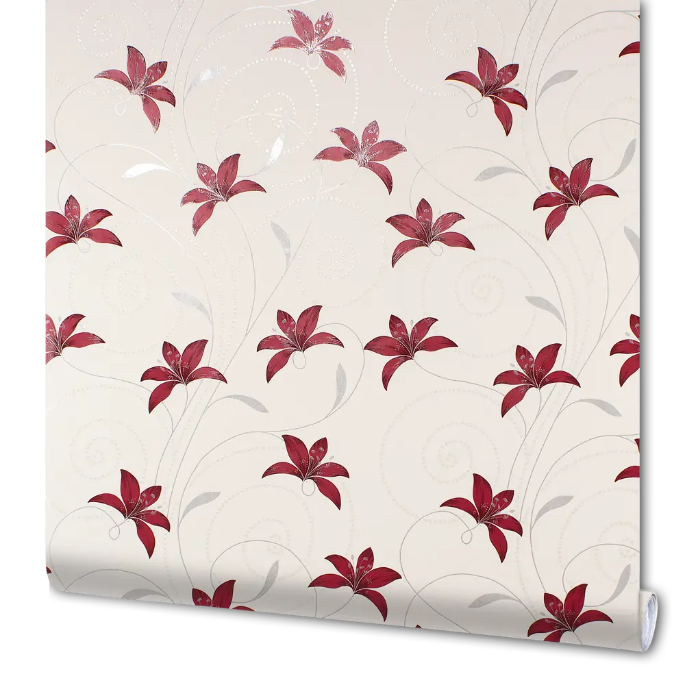 Обои флизелиновые Vilia Вояж красные 1.06 м 1145-41 STLM-2100260