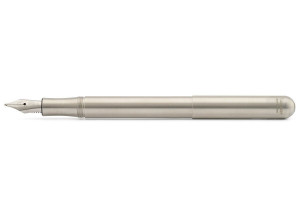 488410 Перьевая ручка "Liliput" F, серебристая, 0,7 мм Kaweco