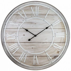 Часы настенные деревянные 80 см бежевые с белым Aviere AVIERE ДИЗАЙНЕРСКИЕ 00-3872840 Бежевый;белый