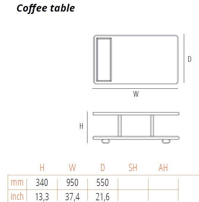 Журнальный столик из ясеня Wiener GTV Design Mon-Île ARCH-00101086 - Вид №2