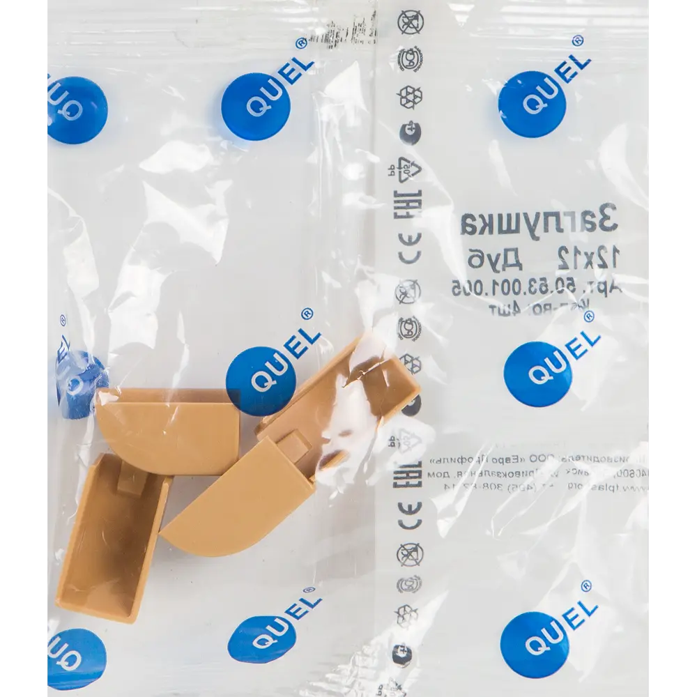 Заглушка для кабель-канала 12/12 мм цвет дуб 4 шт Santreyd STLM-2188145 - Вид №1