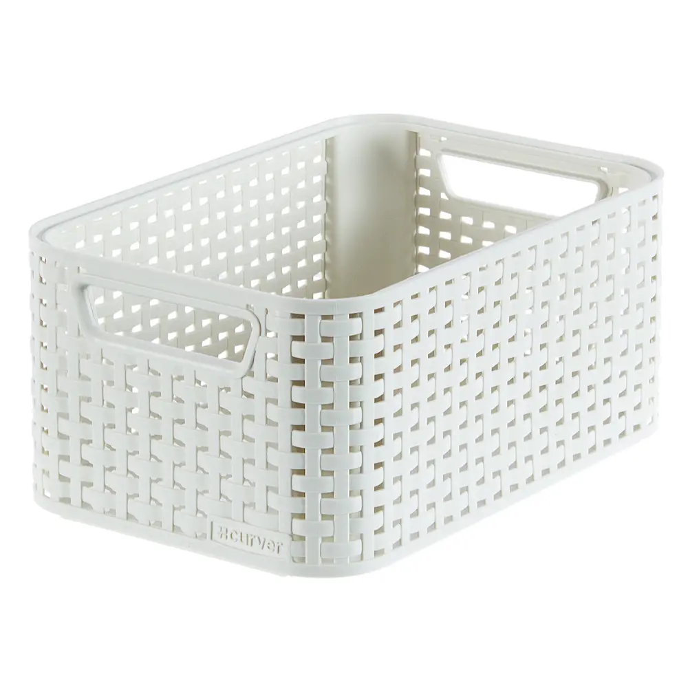 Корзинка Curver Style 28.5x19.4x13 см, пластик, цвет кремовый 15736838 STLM-2121441 Santreyd 