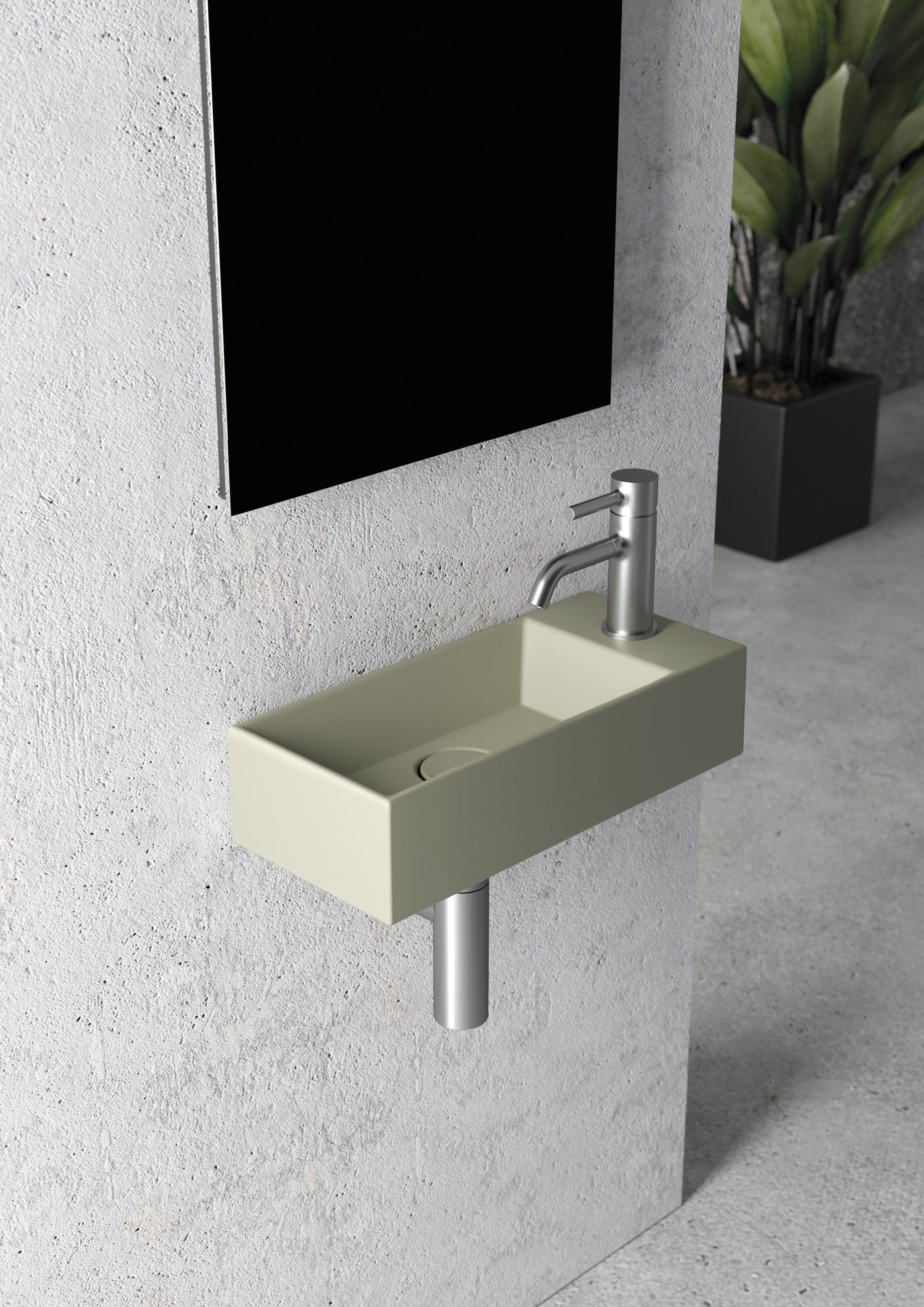 Керамическая прямоугольная столешница для мытья рук Alice Ceramica Шпион ARCH-00126165 - Вид №12