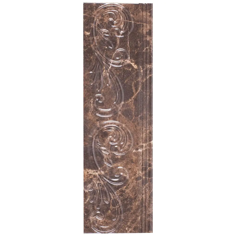 Бордюр Golden Tile «Lorenzo Modern» 30х9 см цвет коричневый STLM-2130048