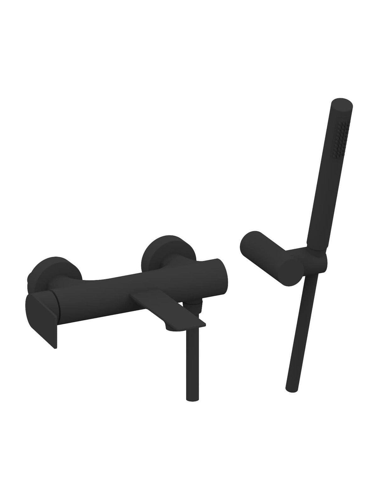 Настенный смеситель для ванны с ручным душем Rubinetterie Frattini Нарцисс ARCH-00106008 - Вид №13