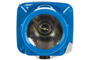15906473 Налобный аккумуляторный фонарь, 220В, голубой, 0.4Вт LED, 1 режим, пластик LED5374 12427 Ultraflash