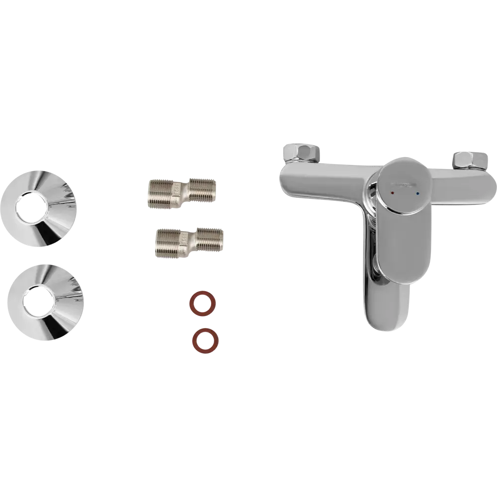 Смеситель для ванны и душа Hansgrohe Vernis однорычажный цвет хром STLM-2027800 - Вид №4