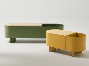 Алюминиевая скамья без спинки и с плантатором