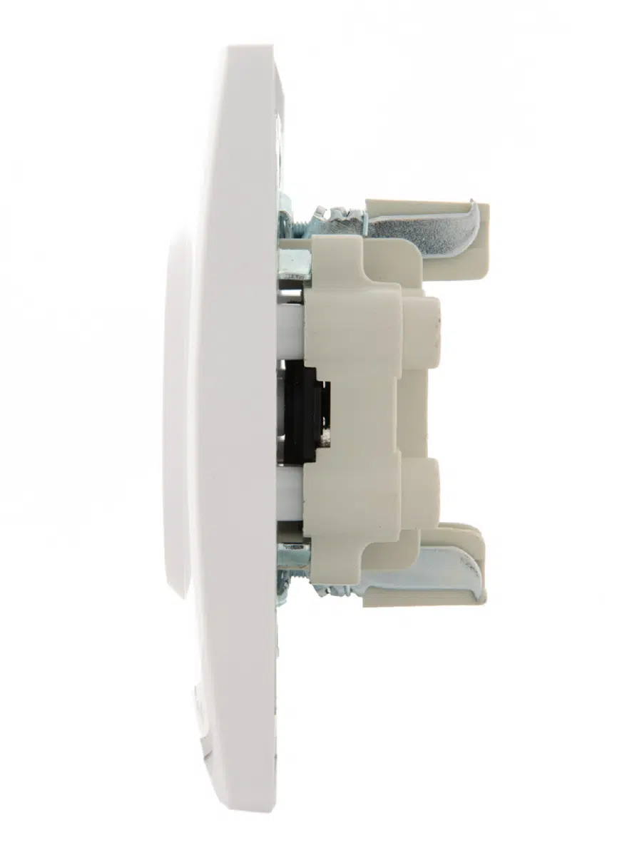 KARINA Розетка двойная бз белый LEZARD 707-0200-128В - Вид №3