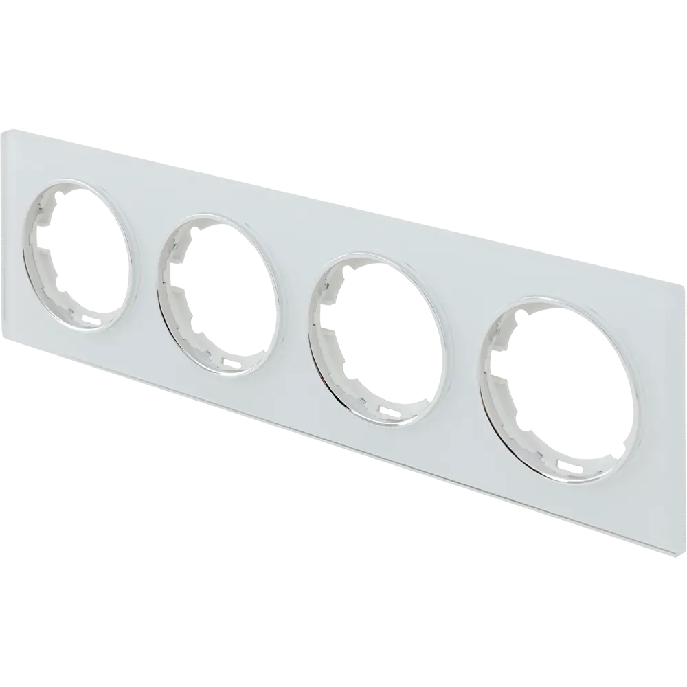 ONEKEYELECTRO Стеклянная рамка для розеток на 4 модуля в современном стиле 82838524 Florence STLM-0036855 - Вид №2