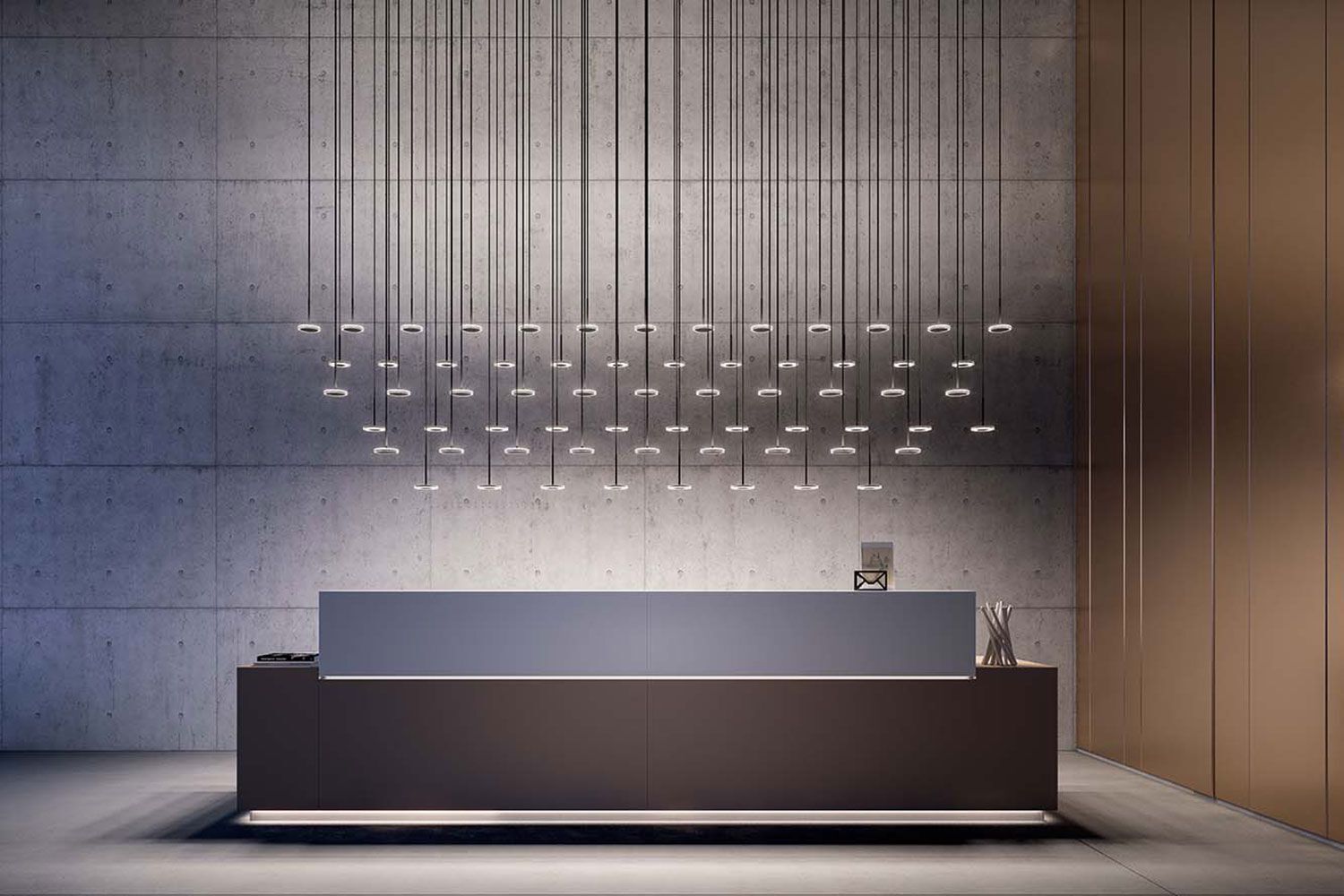 Поликарбонат светодиодный подвесной светильник Quadrifoglio Group Дизайнерское освещение ARCH-00104483 - Вид №2