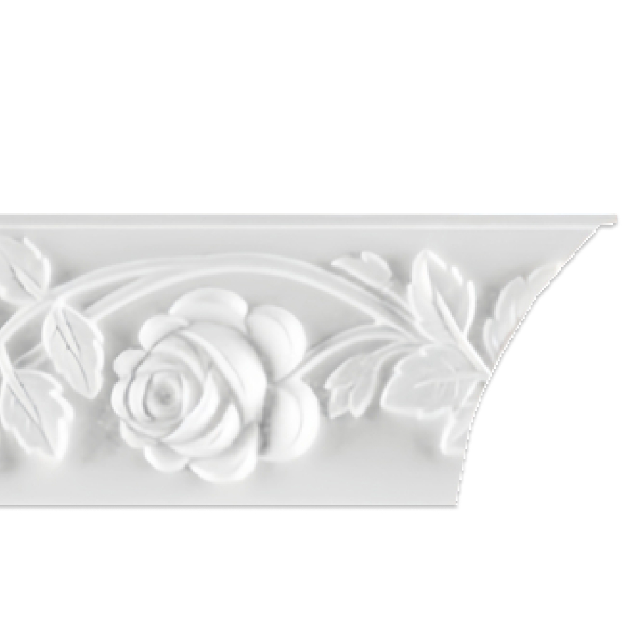 Плинтус потолочный инжекционный D 138/80 ( 48 шт. в упак.) Decor Ek STSR-2026