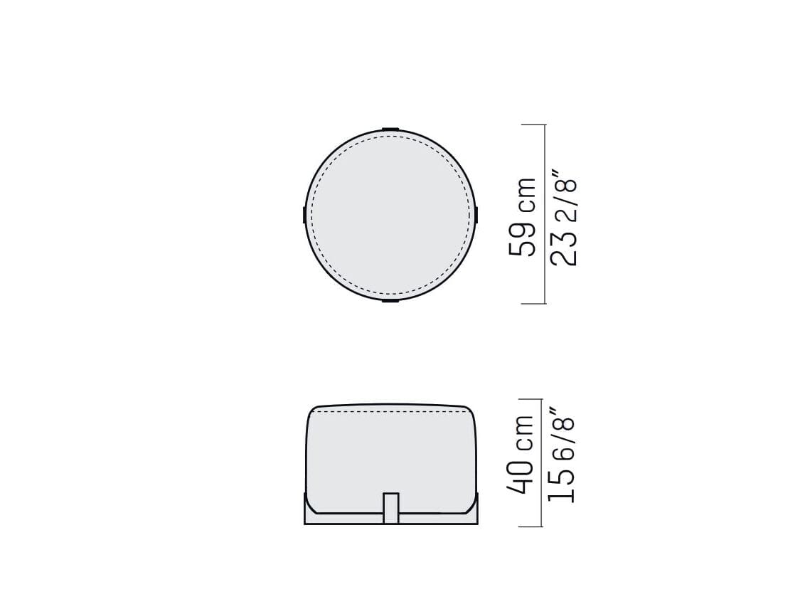 Круглый пуф из ткани Piet Boon Джейн ARCH-00089615 - Вид №5