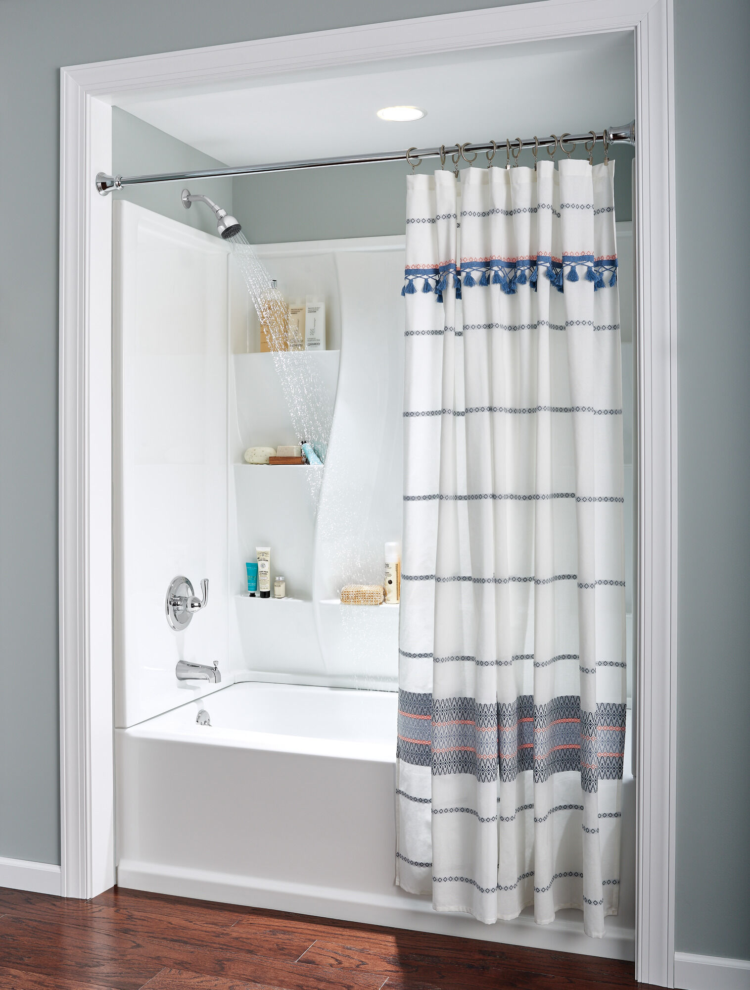 Настенный комплект для ванны 60 "x 32" Delta Faucet 40044 - Вид №13