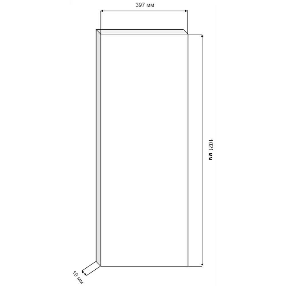 Фасад кухонный KONSENSA Оксфорд 40×102 см бежевый МДФ 89366055 STLM-1564862 - Вид №6