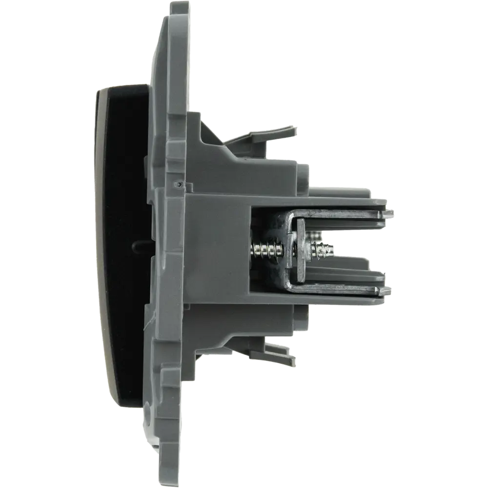 Legrand Etika: двухклавишный выключатель с подсветкой в стиле антрацит 82496733 STLM-0028736 - Вид №4