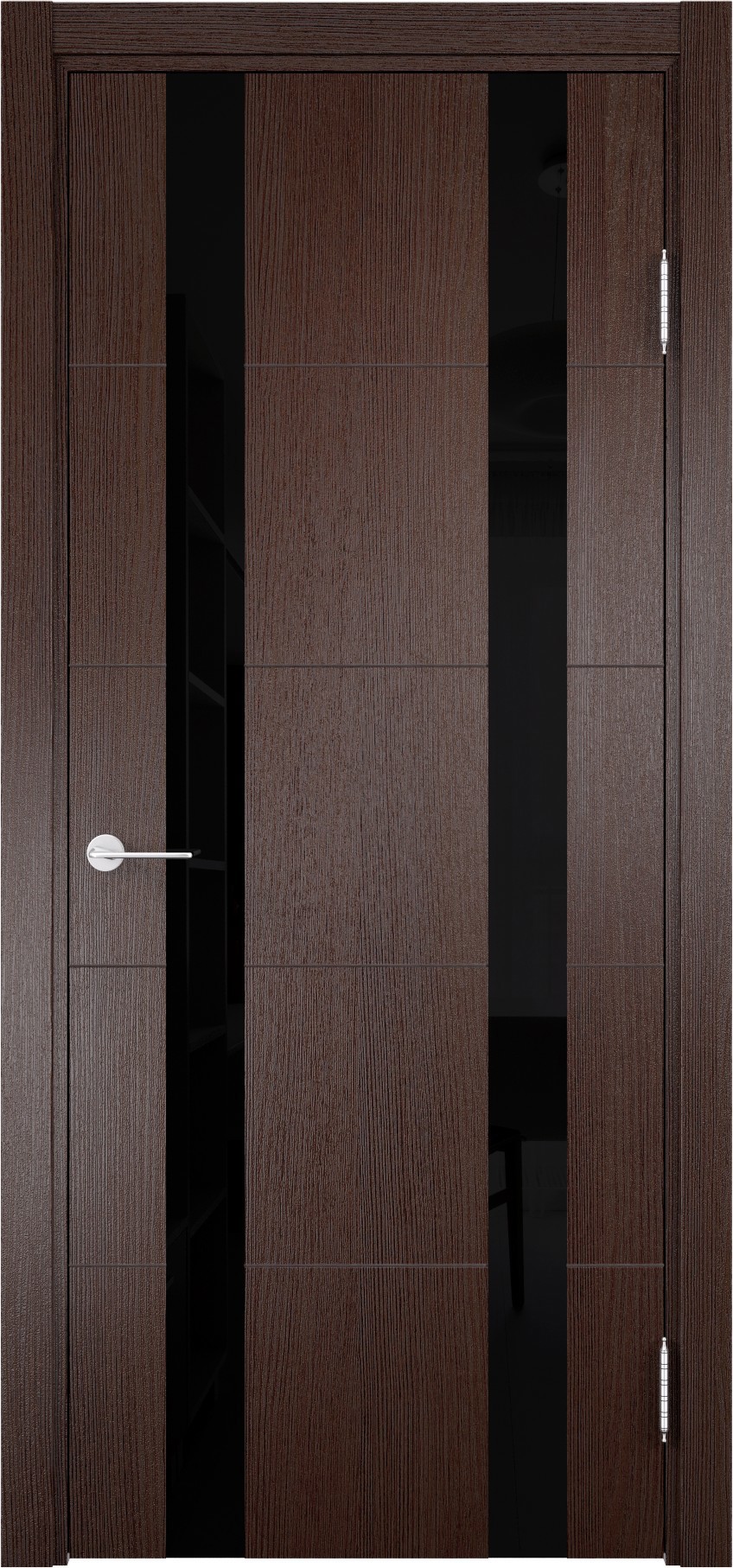 93718161 Дверь межкомнатная Турин (06) остекленная полипропилен цвет дуб графит вералинга 200 x 70 см STLM-0554437 CASAPORTE