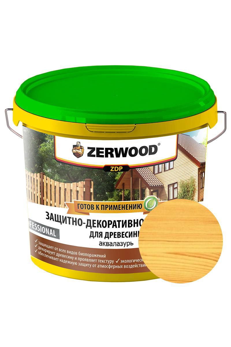 90408514 Защитно-декоративный антисептик для древесины 1605547563 цвет сосна 5 кг STLM-0218661 ZERWOOD
