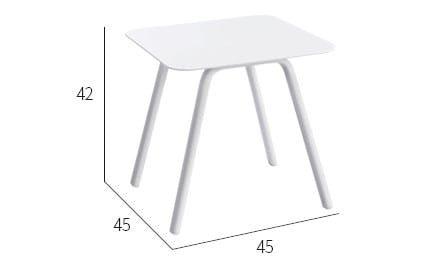 Квадратный садовый столик VINEKO Heather ARCH-00044993 - Вид №2