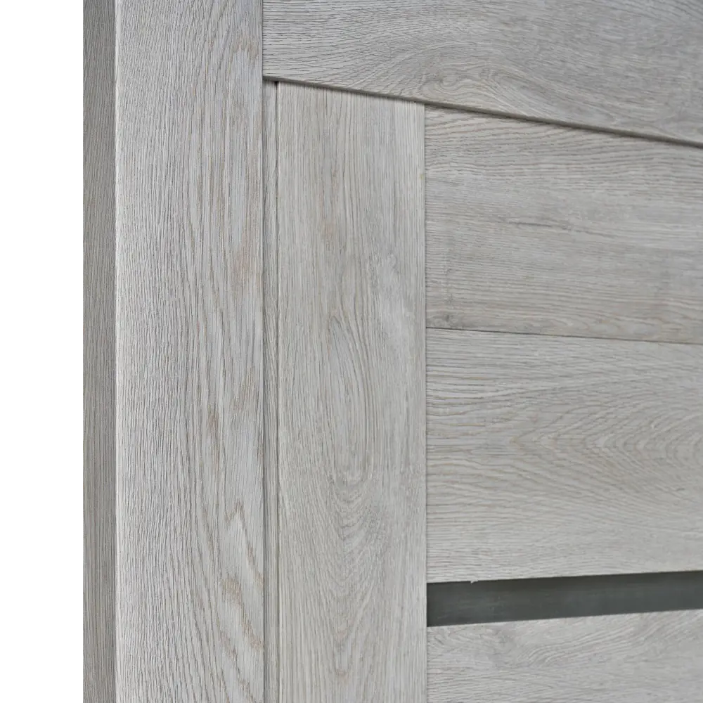 Дверь межкомнатная Тренд остекленная вертикальная финиш-бумага ламинация цвет дуб серый 60x200 см 89136299 STLM-2019156 ПРИНЦИП  - Вид №3
