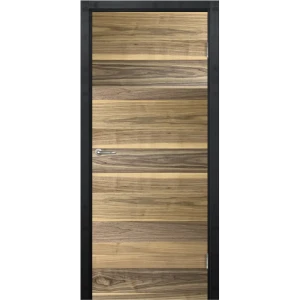 Комплект двери Loft глухая 60x200 см шпон цвет американский орех с добором 100 мм 89428549 STLM-2195498
