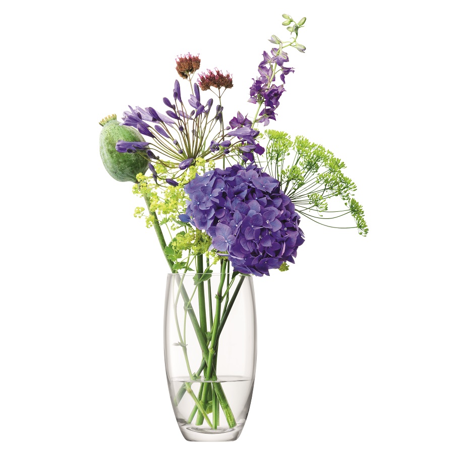 G488-20-992 Ваза в форме бочонка flower, 20 см LSA International  - Вид №2