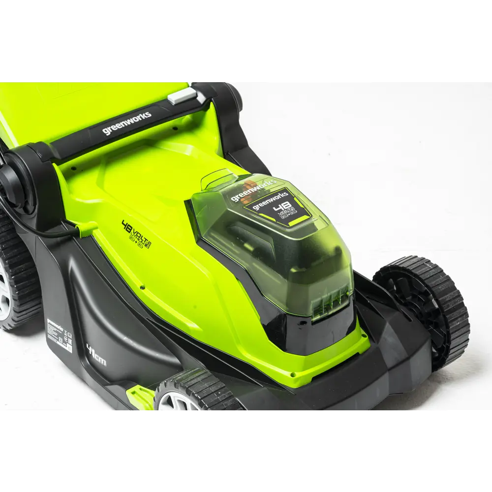 Газонокосилка аккумуляторная Greenworks 2512607 24 В АКБ и ЗУ не входит в комплект Santreyd STLM-2192648 - Вид №1