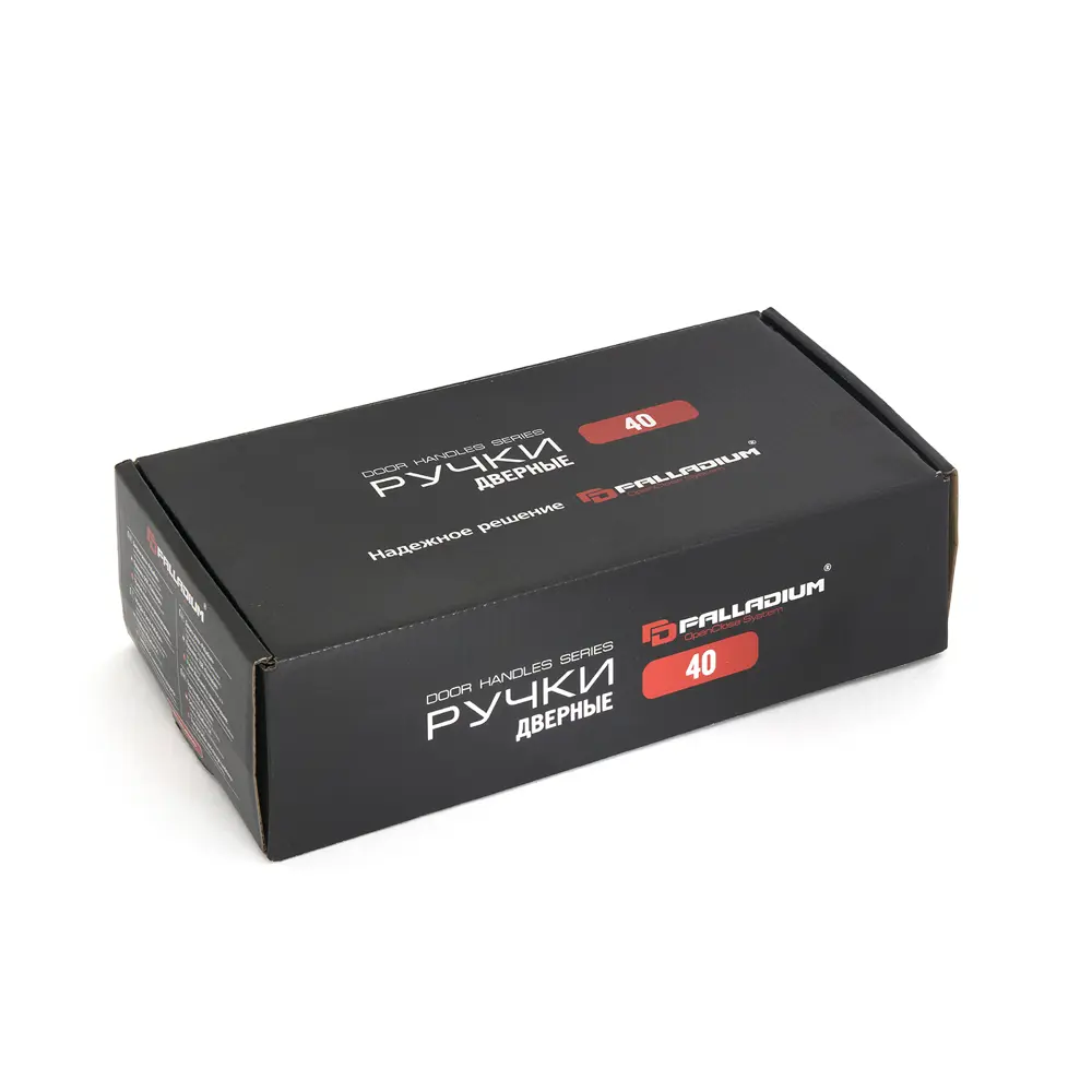 Ручка дверная входная на планке 40 правая, цвет серебристый PALLADIUM STLM-2157254 - Вид №2