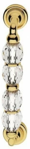 LINEA CALI' Ручка из хромированной латуни с кристаллами Swarovski® Crystal