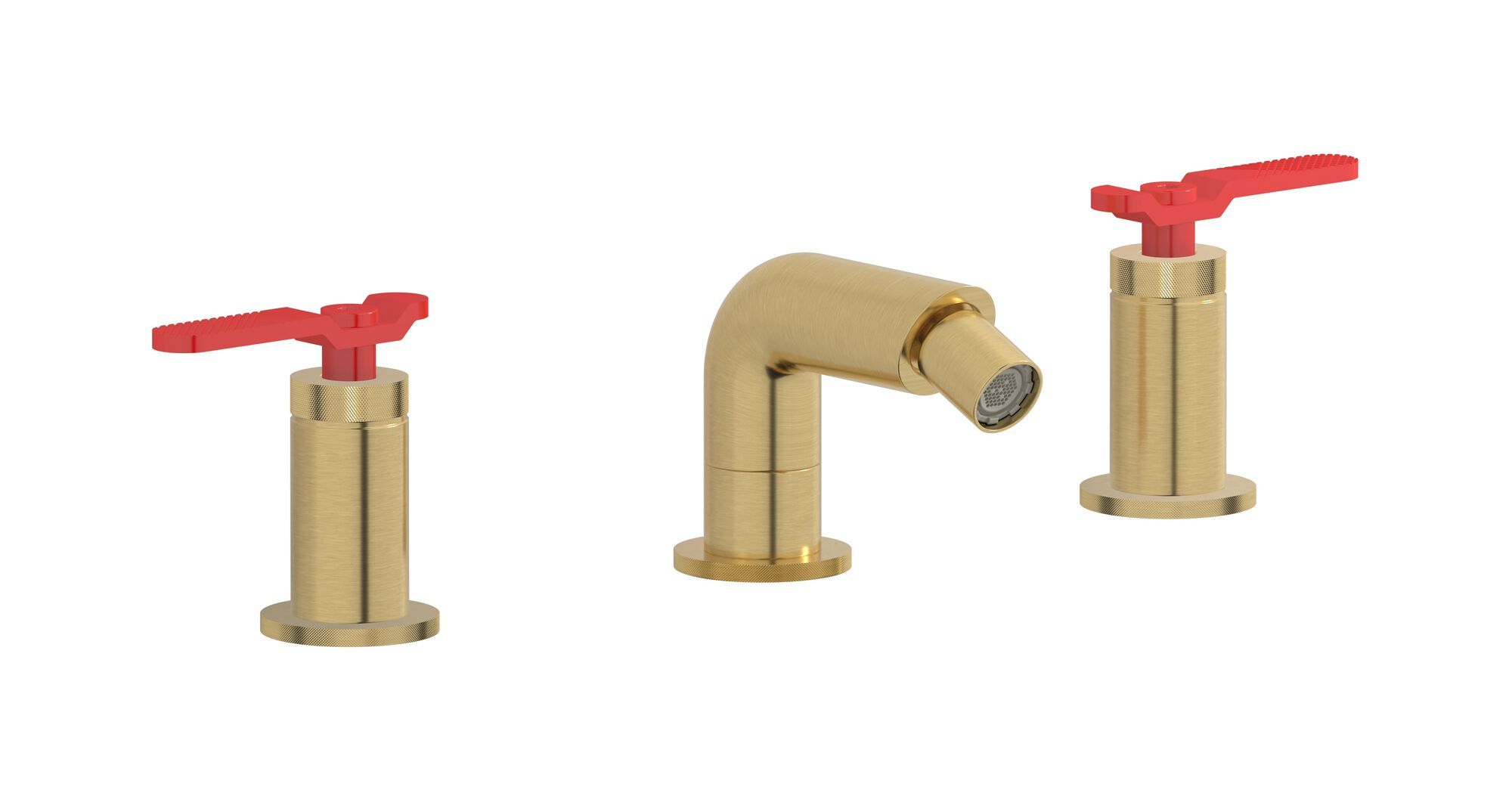 Смеситель для биде с 3 отверстиями для пола с автоматическим сливом IB Bold ARCH-00097351 - Вид №12