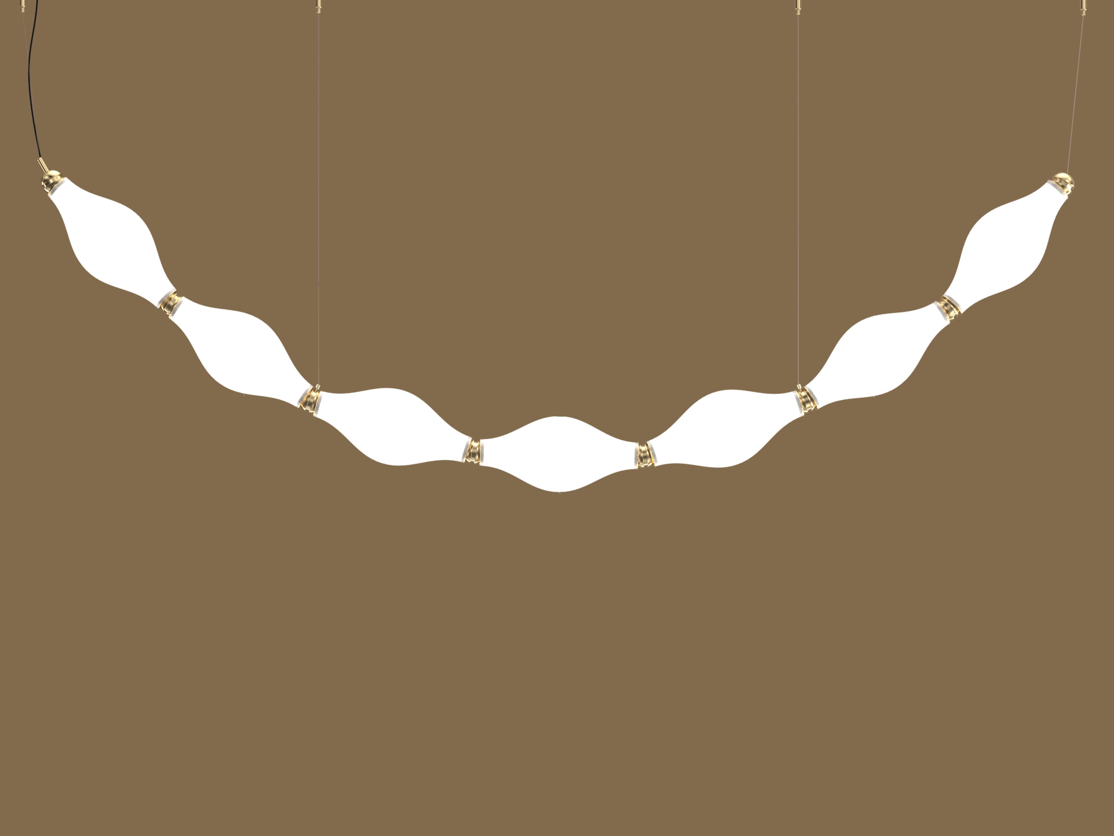 Подвесной светильник из боросиликатного стекла Euroluce Lampadari Dewy ARCH-00011272