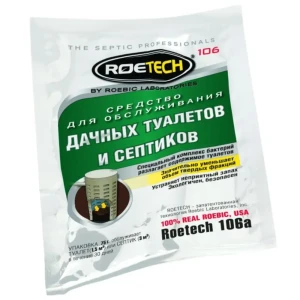 Средство Roetech 106а для обслуживания дачных туалетов и септиков 75 г