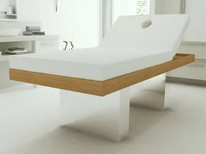 CODE Электрическая массажная кровать со стальным и дубовым основанием Aktice spa
