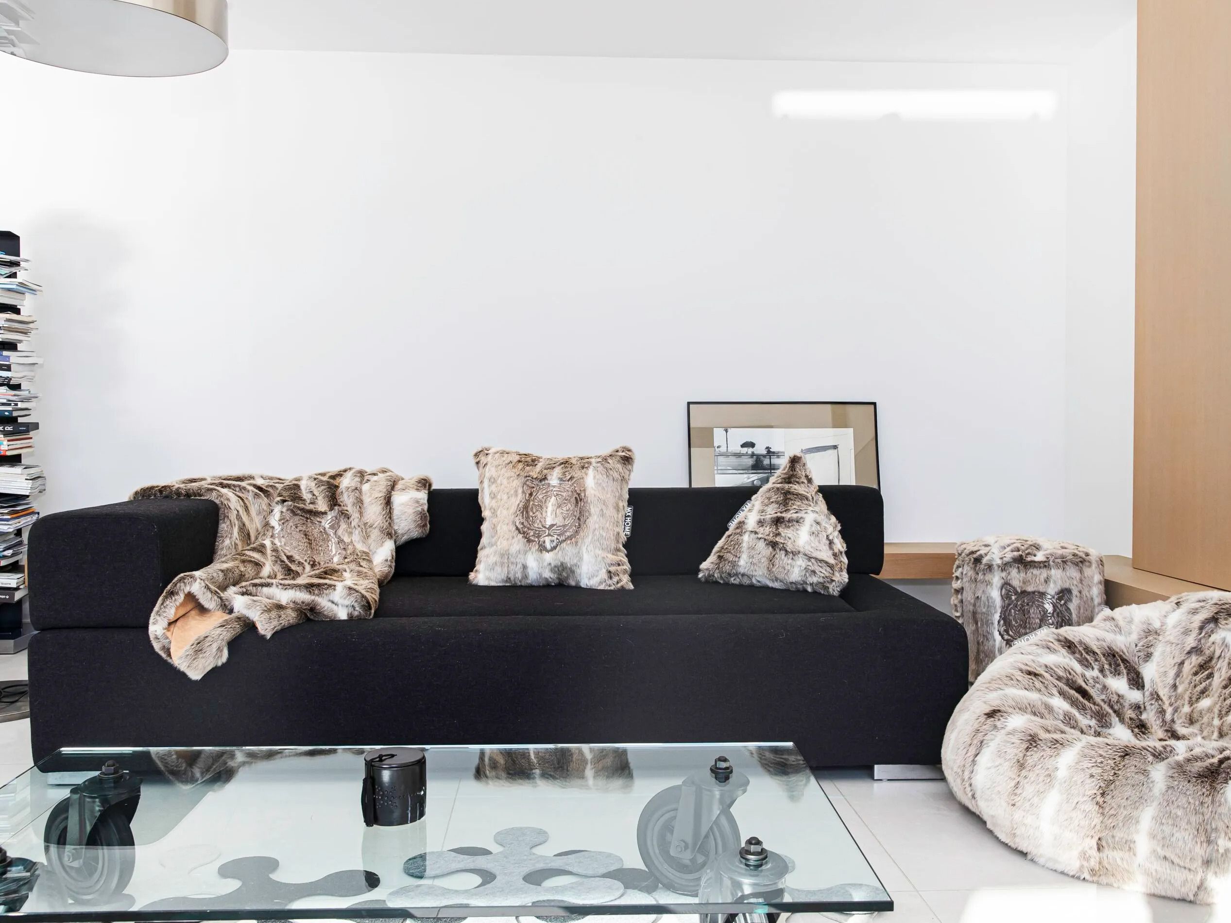 Ручной вышитый плед из искусственного меха MX HOME Megeve ARCH-00102384 - Вид №6