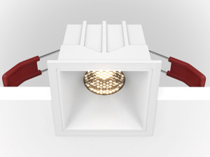 Металлический квадратный светодиодный светильник