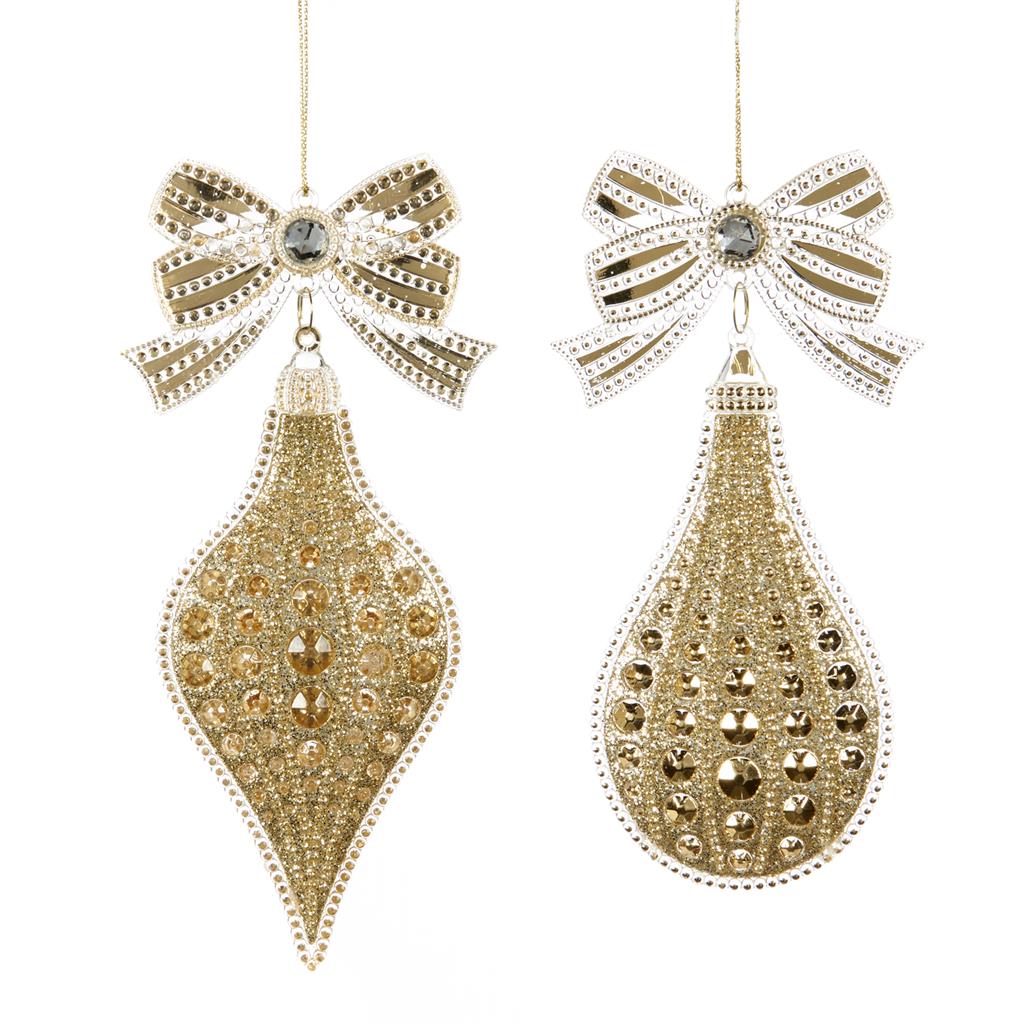 TP 10236 Украшения капельки золотые 17 см (цена за шт) GOODWILL Santreyd 